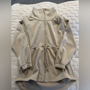 Lululemon cinch waist jacket beige 6
